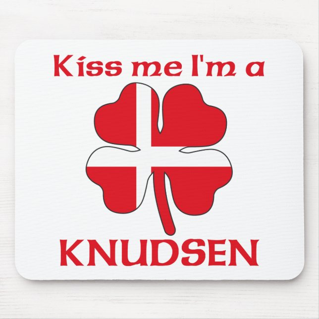 Mousepad Dinamarqueses personalizados beijam-me que eu sou (Frente)