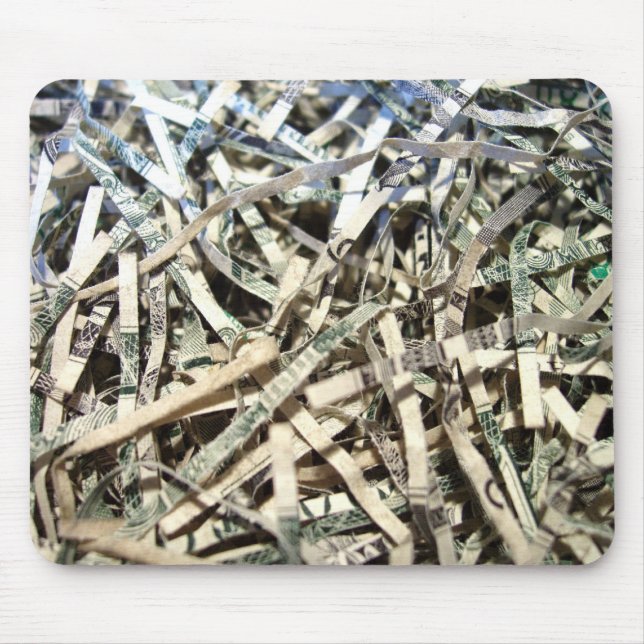 Mousepad Dinheiro Destruído (Frente)