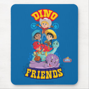Mousepad Dino Friends Dino Ranch