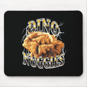 Mousepad Dino Nuggies Nova Engraçada Por Camiseta Masculina