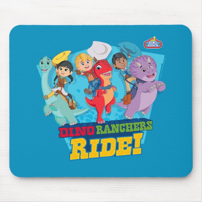 Mousepad Dino Ranch | Os Ranchers Andam! (Frente)
