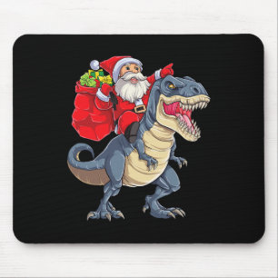 Mousepad Dinosaur T Rex Natal Papai Noel Meninos Homens Men