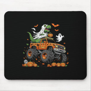 Mousepad Dinosaur T-rex Pilotando Caminhão Monstro Hallowee
