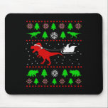 Mousepad Dinosaur Ugly Christmas Sweater For Adults Kids<br><div class="desc">Dinosaur Ugly Christmas Sweater For Adults Kids</div>