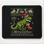 Mousepad Dinosaur Ugly Christmas Sweater - Funny Christmas<br><div class="desc">Dinosaur Ugly Christmas Sweater - Funny Christmas</div>