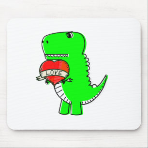 Mousepad Dinossauro Dia de os namorados