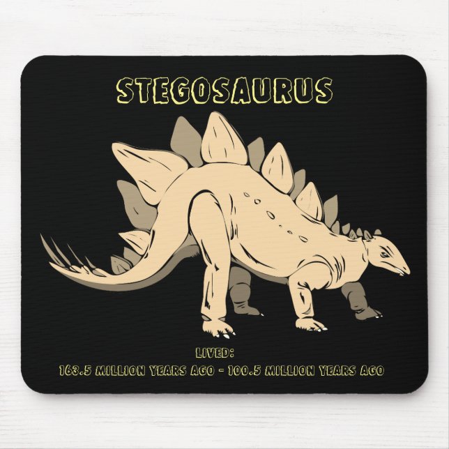 Mousepad Dinossauro do Stegossauro (Frente)