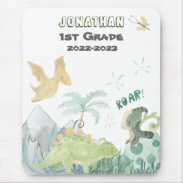 Mousepad Dinossauro Gato