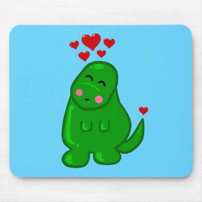 Mousepad Dinossauro Gato (Frente)