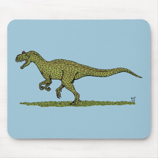 Mousepad Dinossauro Jurássico Allosauro (Frente)