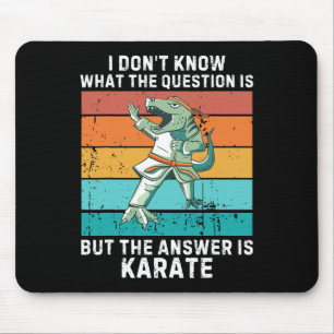 Mousepad Dinossauro que não sei A pergunta é a resposta