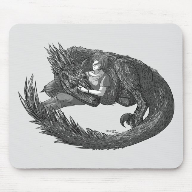 Mousepad Dinossauro Sonolento (Frente)