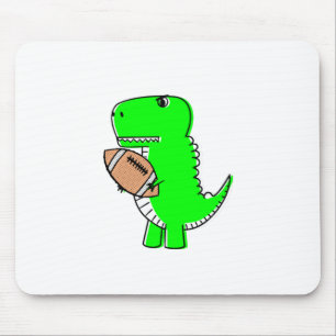 Mousepad Dinossauro Verde Adora Futebol