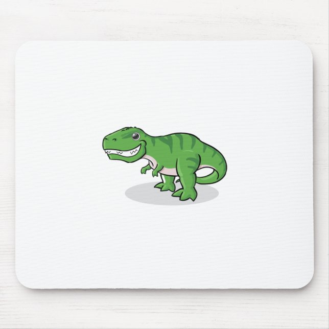 Mousepad Dinossauro verde de Rex do tiranossauro (T-Rex) (Frente)
