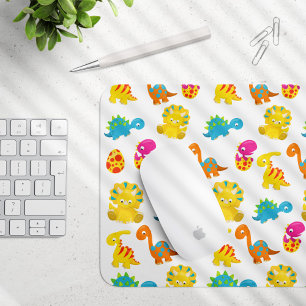 Mousepad Dinossauros Bons, Padrão De Dinossauros, Dino Bebê