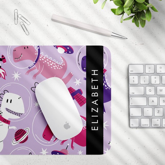 Mousepad Dinossauros Espaciais, Dinossauros Bonitos, Estrel (Criador carregado)