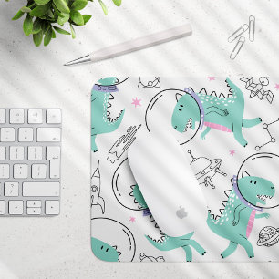 Mousepad Dinossauros Espaciais, Dinossauros Cutos, Navio Es