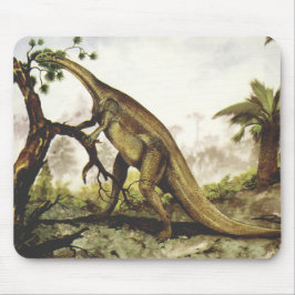 Mousepad Dinossauros Vintage, Plateossauro Grazing em Árvor