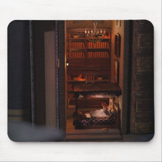 Mousepad Diorama do livro miniatura - leitura na cama
