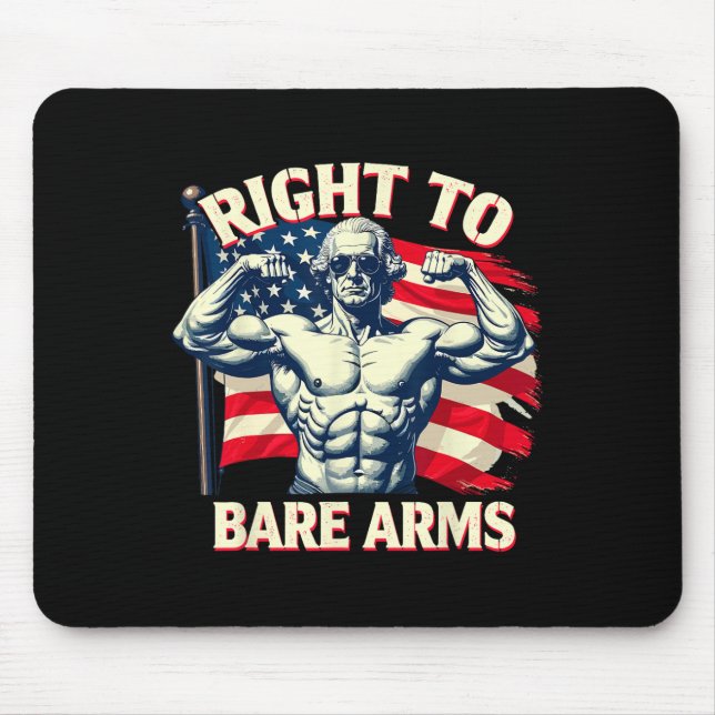 Mousepad Direito de Mostrar os Braços George Washington Fis (Frente)