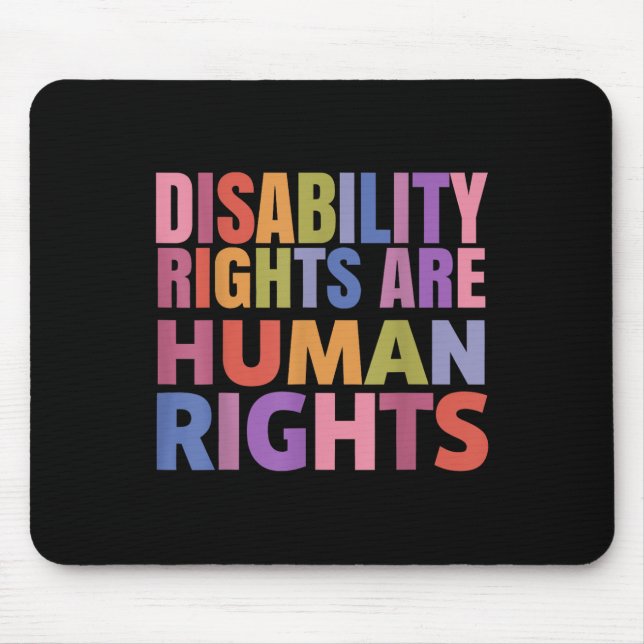 Mousepad Direitos das Pessoas com Deficiência São Direitos  (Frente)