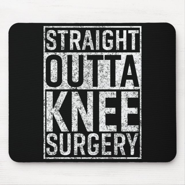 Mousepad Direto da Cirurgia de Joelho Piada de Recuperação  (Frente)