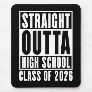 Mousepad Direto do Ensino Médio Turma de 2026