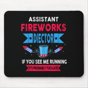 Mousepad Diretor de Fogos de Artifício Istmo Você Corre 4 D