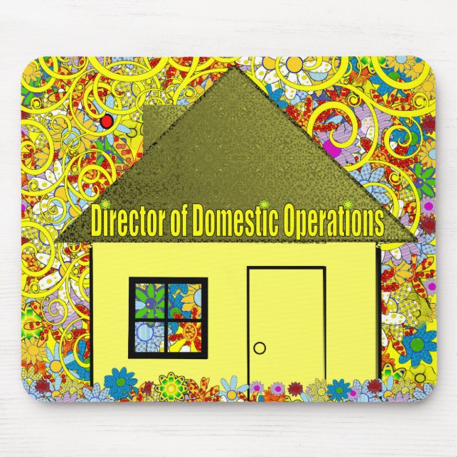 Mousepad Diretor de Operações Domésticas (Frente)