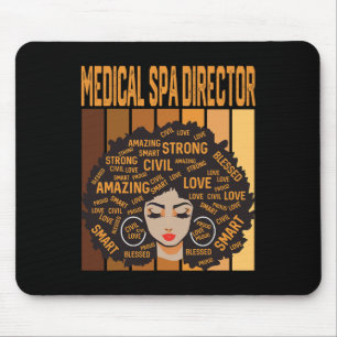 Mousepad Diretor de Spa Médico Poderoso Mês da História Neg