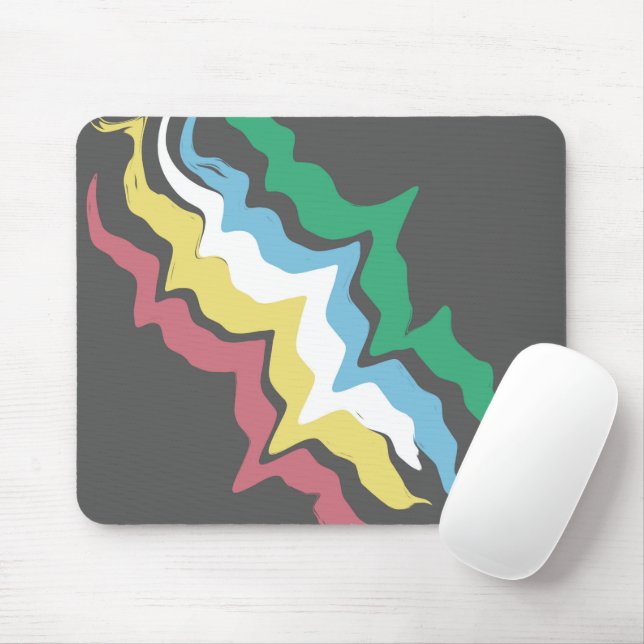 Mousepad Disability Pride Month Of July Awareness Colors Mo (Com mouse)
