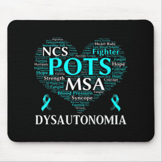 Mousepad Disautonomia Sensibilização Teal Ribbon T-Shirt71