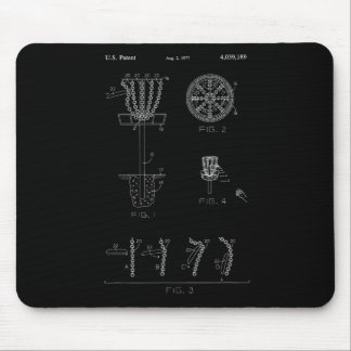 Mousepad Disc Golf Basket Target Patent Design - Frolf 