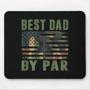 Mousepad Disco de Golfe Camuflado Melhor Pai pela Par Bande