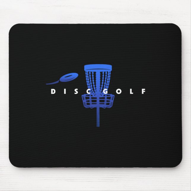 Mousepad Disco de Golfe Estilizado Legal Com Sket E Disco - (Frente)