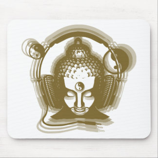 Mousepad Disco-jóquei de Buddha