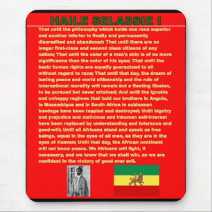 Mousepad Discurso da guerra de Haile Selassie a UN 1963 -