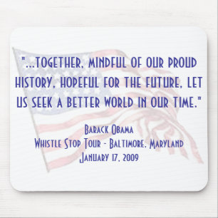 Mousepad Discurso "Whistle Stop" de Barack Obama