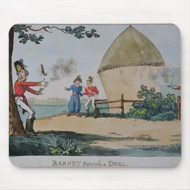 Mousepad Discussão que luta um duelo (Frente)