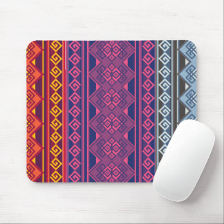 Mousepad Diseño Andino Azul, Naranja y Magenta