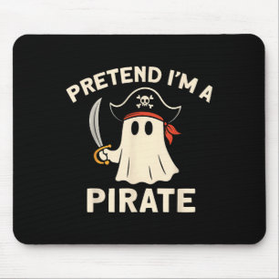 Mousepad Disfarce de Fantasma de Halloween Engraçado para C
