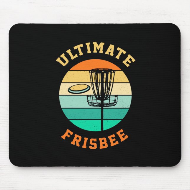 Mousepad Disk Golf Ultimate Frisbee (Frente)