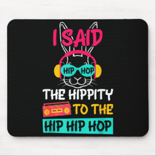 Mousepad Disse Hip The Hipty para Hop Hip Hop Bunny Diverti