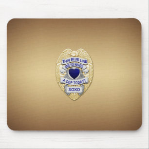 Mousepad Distintivo da Thin Blue Line