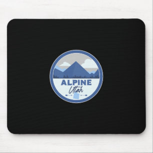Mousepad Distintivo de lembrança de caminhada nas montanhas