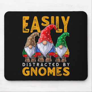 Mousepad Distraído facilmente por Gnomos Gardening Gnomo Ha