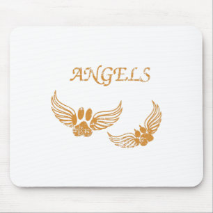Mousepad Distressed Angel Pet Paws