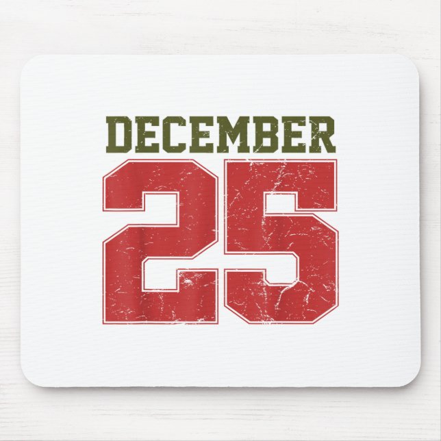 Mousepad Distressed December 25  (Frente)