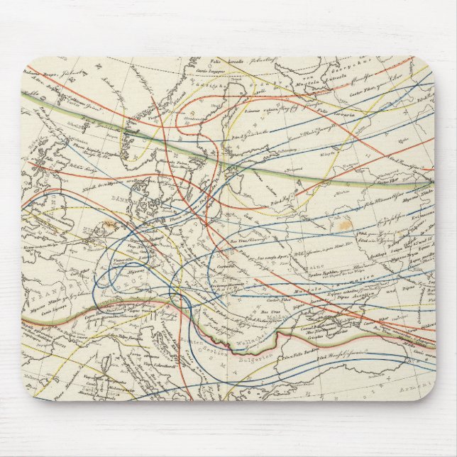 Mousepad Distribuição de mamíferos (Frente)