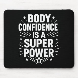 Mousepad Dito de motivação para confiança corporal 